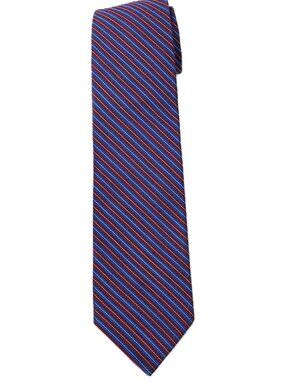 NWOT Brooks Brothers Italian Silk Tie Red Blue Repp Stripe Men's